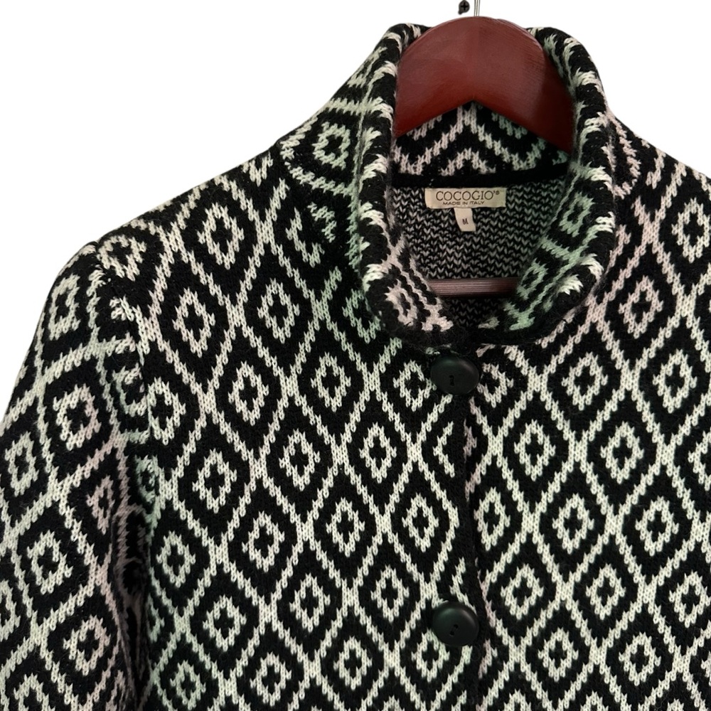 Cocogio 30% Wool Coat M - Picture 2 of 6